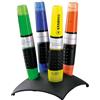 STABILO LUMINATOR - Evidenziatore - lunga durata e doppio tratto (2 + 5 mm) - Desk-Set da 4 - Colori assortiti