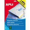 APLI 13883 - Blister con etichette, 600 Pezzi