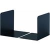 Durable 324301 - Reggilibri S, acciaio verniciato, robusto, 130x123x123 mm (LxHxP), nero