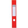 Durable 809003 - Ordofix, copridorso adesivo, personalizzabile, per raccoglitori larghi 70 mm, 60x390 mm, rosso, confezione da 10 pezzi