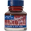 Winsor & Newton WN INCHIOSTRO PER CALLIGRAFIA 30ML ROSSO INDIANO
