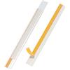 Durable Scanfix Porta Etichette Adesive, 50 pezzi, trasparente, 802319 | Porta prezzi in plastica per scaffali, 200x20 mm, ritagliabili, con inserti in cartoncino inclusi