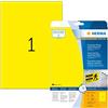 HERMA 8033 Giallo Etichetta per Stampante autoadesiva Etichetta per Stampante