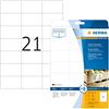 HERMA 10906 Bianco Etichetta per Stampante autoadesiva Etichetta per Stampante