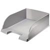 LEITZ 52330084 Plus Jumbo - Vaschetta Porta Corrispondenza In Formato A4, Argento, 255 x 103 x 357, 1 Pezzo