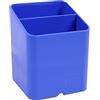 Exacompta - Cod. 67779D - Confezione da 10 Portapenne per scrivania Pen-Cube Iderama - 2 scomparti di dimensioni ed altezze diverse - Dimensioni (PxLxA): 7,4x7,4x9,3 cm - Blu ghiaccio