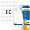 Herma 10901 Etichetta universale 35.6 x 16.9 mm Carta Bianco 2000 pz. A tenuta permanente Stampante a getto d'inchiostr