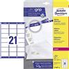 Avery Zweckform L7160-40, 40 fogli, Etichette indirizzi per buste formato C6, 63,5 x 38,1 mm