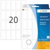 HERMA 10609 - Etiquetas multiuso (640 unidades, 19 x 40 mm), blanco