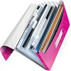 LEITZ WOW Archivio a soffietto 6 scomparti - Fucsia metallizzato - 45890123