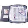 Durable 720901 Sottomano Workpad, Multifunzione, Salvaspazio, 3 Livelli di Lavoro Trasparenti, 390x440 mm, Nero