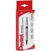 Pentel MWL5S Maxiflo Marcatore per lavagne bianche, punta 4.0 mm, 4 pezzi nero/rosso/blu/verde