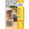 Avery Italia L7106-25 Etichette adesive rotonde, Diametro 60 mm, 25 Fogli per 300 Pezzi in totale, Colore Marrone naturale kraft