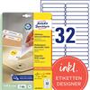 Avery Zweckform Avery Removable Labels 96 x 16,9mm (25)