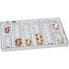 Wedo 161658000 Europa Inserto Classificatore, 262 x 160 x 30 mm, Bianco