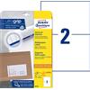 Avery Zweckform 6176 - Etichette di spedizione universali per servizio di affrancatura online DHL, 210 x 148 mm, confezione da 25 fogli con 50 etichette, colore: Bianco