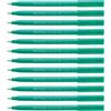 Pentel R56 Ball roller punta resina Verde, 12 pezzi