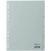 Durable 650510 - Divisorio con tasti prestampati 1-5, f.to A4, 5 tasti, foratura universale, grigio