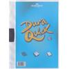 Durable 227002 - Duraquick, cartellina portadocumenti con clip piatta in plastica, capacità 1-20 fogli, f.to A4, bianco, confezione da 20 pezzi