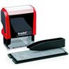 Trodat Printy 4911 Clothing Marker Timbro Fai-Da-Te per Tessuti Autoinchiostrante - 3 righe di testo, 38 x 14 mm, Nero