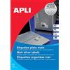APLI agipa 10071 - Etichette per targhetta, 210 x 297 mm, argento