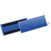 Durable 175707 Tasche con Bande Magnetiche, 1/2 A5 Orizzontale, Confezione da 50 Pezzi, Blu