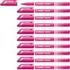 STABILO SENSOR F - Fineliner con punta ammortizzata - Tratto Fine (0,3 mm) - Confezione da 10 - Rosa