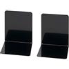 Wedo 1021101 Fermalibri (metallo, grande, 14 x 12 x 14 cm) 2 pezzi, nero