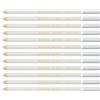 STABILO CarbOthello - Matita colorata Premium - Confezione da 12 - Bianco Grigio