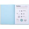 Exacompta Cod. 850006E Confezione da 250 cartelline semplici SUPER 60g/m2, Certificate PEFC, 22x31cm per il Formato A4, 5 Colore azzurro