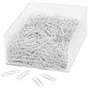 Wedo 901244600 Graffetta 27mm, Bianco 1000 Pezzi in Metallo Rivestito