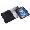 Durable 242701 - Duralook Easy Plus, portalistino per documenti f.to A4, 20 buste trasparenti rimovibili, copertina con tasca trasparente, nero