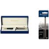 Waterman Hemisphere Penna a Sfera, Matte Black Gold Trim + 1 Ricarica Nera