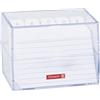 Brunnen Karteibox A7 riempito trasparente