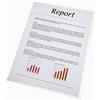 ACCO Brands Centra Standard - Carpetta trasparente formato A4, 65 Micron, 100 pezzi