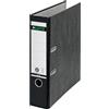 Leitz 310305095 180A - Raccoglitore formato A4 con fessure per anelli, confezione da 3 pezzi, colore: nero