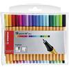 STABILO point 88 Mini - Fineliner - Astuccio da 18 - Colori assortiti