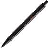 RHODIA 9389C - penna a sfera ricaricabile scRipt Corpo esagonale in alluminio spazzolato - NERO - Punta a sfera a scomparsa ad alta precisione 0,7mm, inchiostro nero - Collezione scRipt