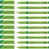 Schneider 9114 - Penna Topliner 911, tratto sottile, confezione da 10 pezzi, colore: verde