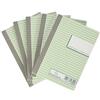 Exacompta Cod. 3240SE Confezione da 5 blocchi a quadretti 5x5 50 fogli numerati e autocopianti duplicati (1 originale+1 copia) - formato 148X105mm certificato FSC