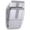 Durable 1709008400 Flexiplus 2 A4, Espositore da Parete, per Documenti Formato A4 Verticale, 2 Comparti, 247x360x100 mm, Trasparente
