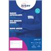 Avery L4787-20 Badge Adesivi con Cornice Blu, Stampanti Laser20 Fogli, 80 x 50, Bianco