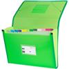 Grafoplás 02963020-Cartella divisoria con soffietto, formato foglio, verde