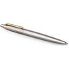 Parker Jotter penna gel | acciaio inossidabile con dettagli in oro | inchiostro nero | punta media (0,7 mm) | blister (2020672)