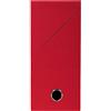 Exacompta - Rif. 89425E - 1 scatola per archivio in carta telata - Dorso 12cm - con occhiello di metallo- Per formato A4-25,5X34X12cm - Colore rosso - Consegnata montata