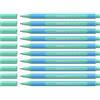Schneider Slider Edge Pastell XB - Penna a sfera con tratto triangolare, 10 pezzi, colore: Verde menta