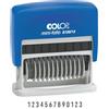 COLOP Timbro numerico S120/13 con 13 cifre, colore nero, piccolo