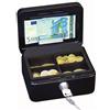 Wedo 145121H Gr. 1 Cassetta Portavalori con Clip, 15.2 x 11.5 x 8.0 cm, Nero