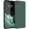 kwmobile Custodia Compatibile con Apple iPhone XR Cover - Back Case per Smartphone in Silicone TPU - Protezione Gommata - verde muschio