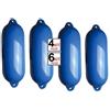 MAJONI PLASTICS B.V. Parabordi Majoni M3 21X62 Blu Kit 4/6 Pezzi